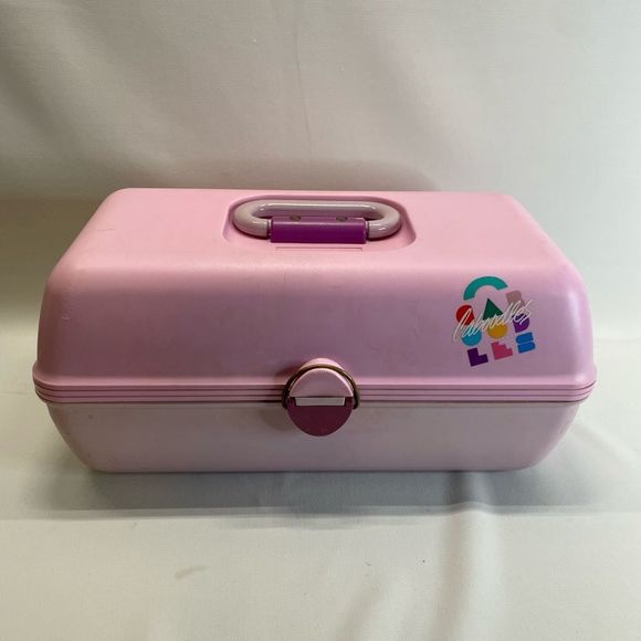 Caboodles Bags Caboodles California Pink 263 Usa 80s 90s 3 Tier